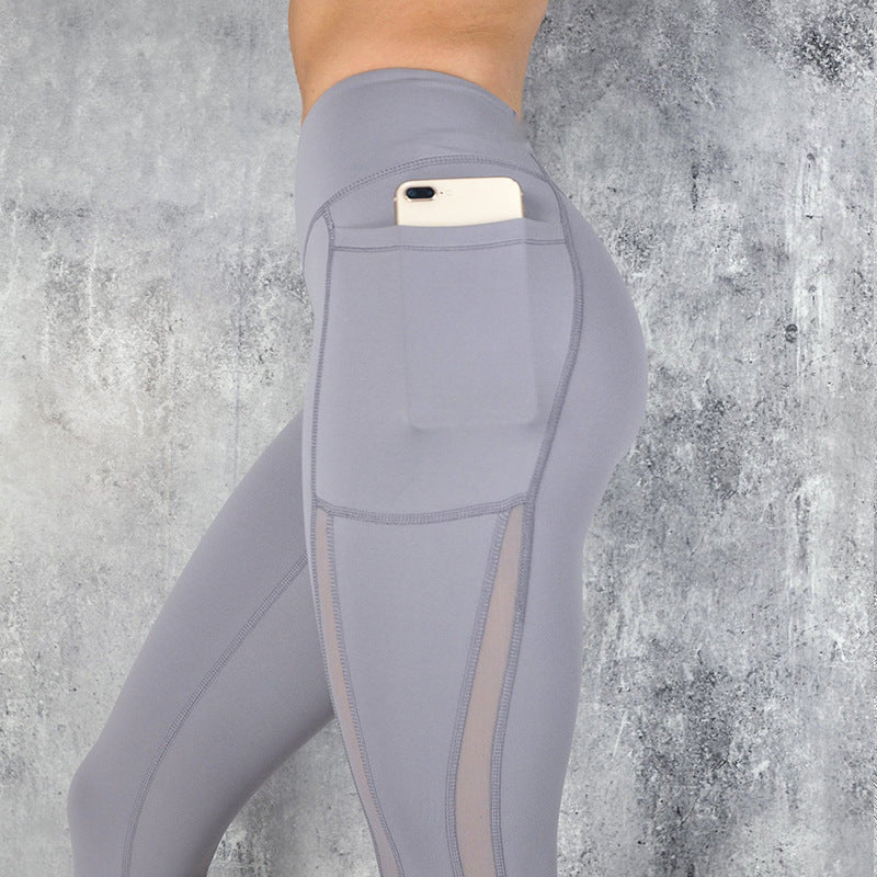 Leggings donna Fitness nuovo con tasca laterale