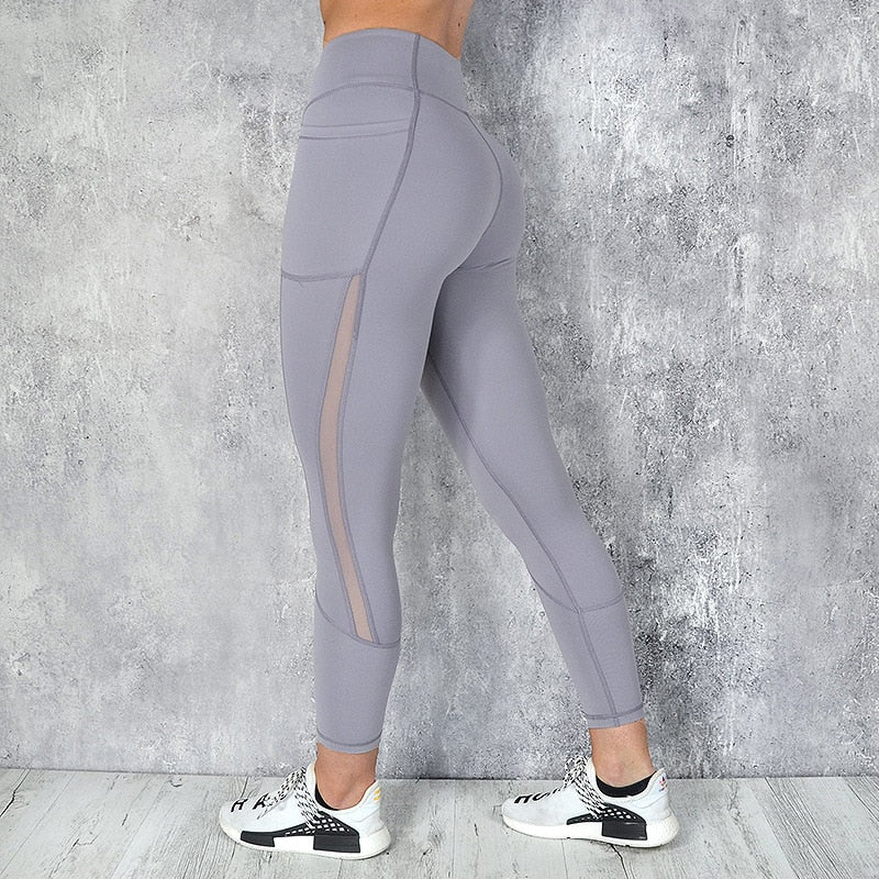 Leggings donna Fitness nuovo con tasca laterale